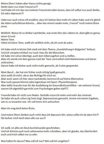 Teil 5 - (Angst, Depression, Psychotherapie)