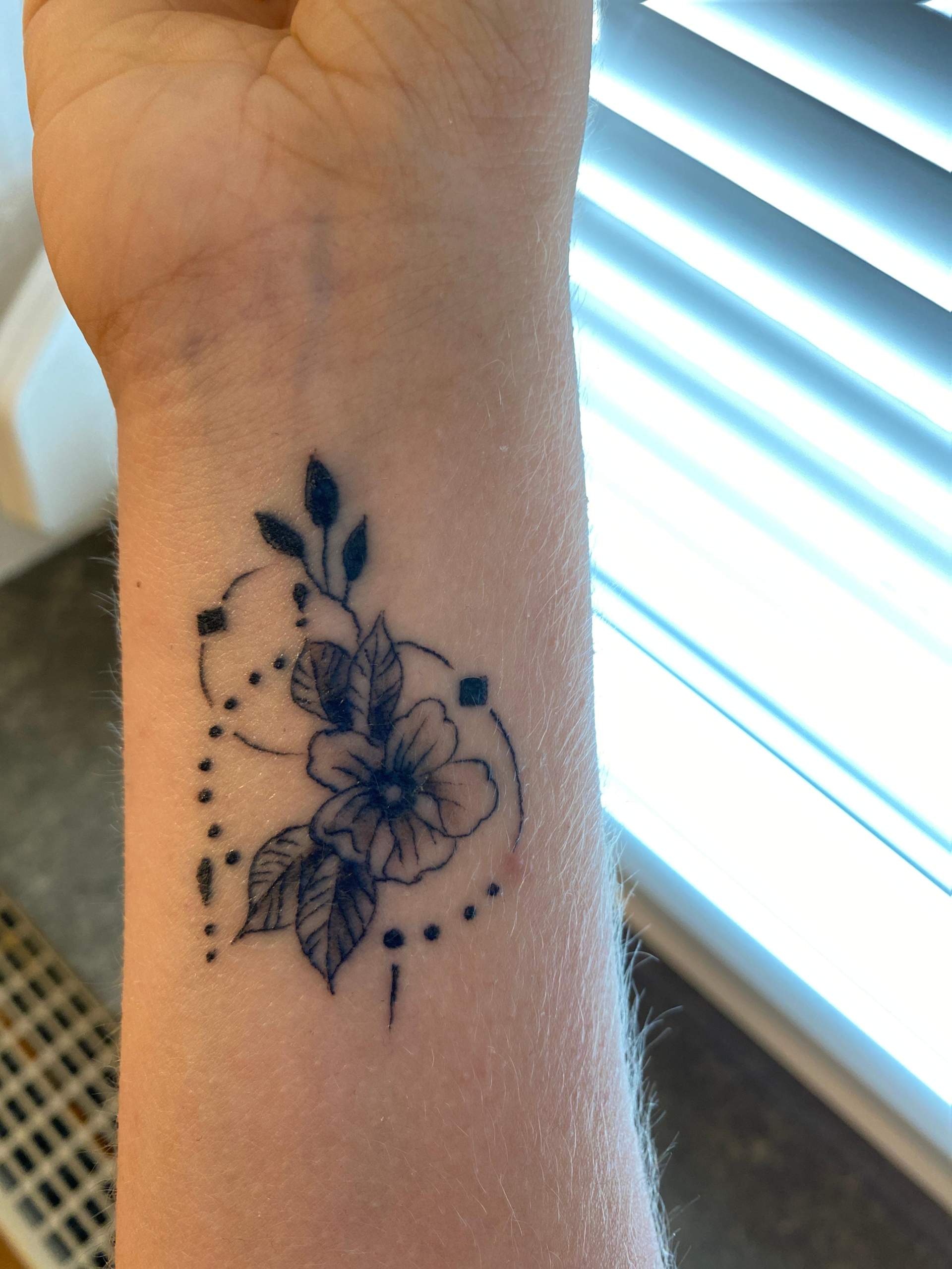 Tattoo Silberhaut Kruste Normal Haut